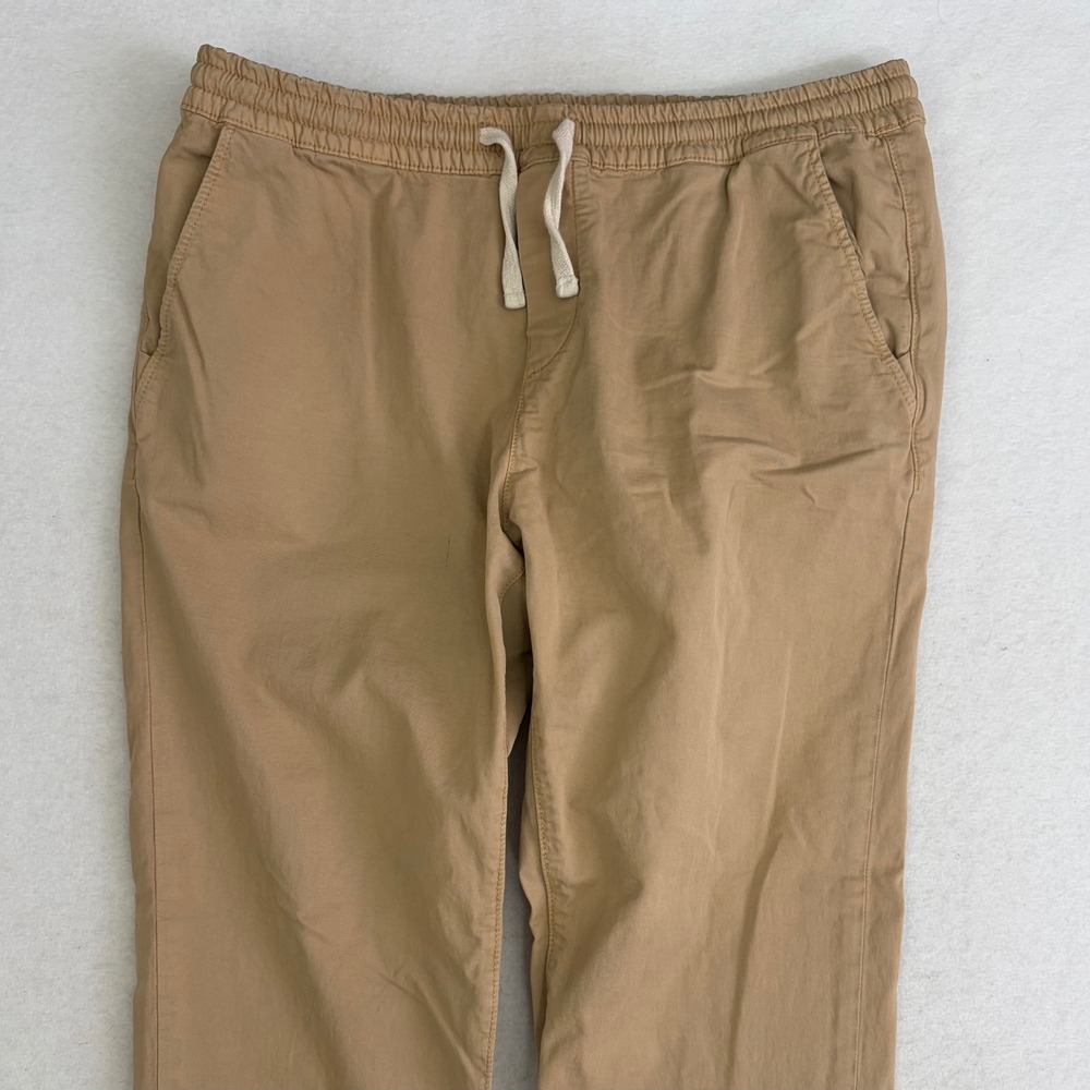 Marine Layer Saturday Chino Jogger Mens XL Tan Slim Fit Stretch Casual Pants